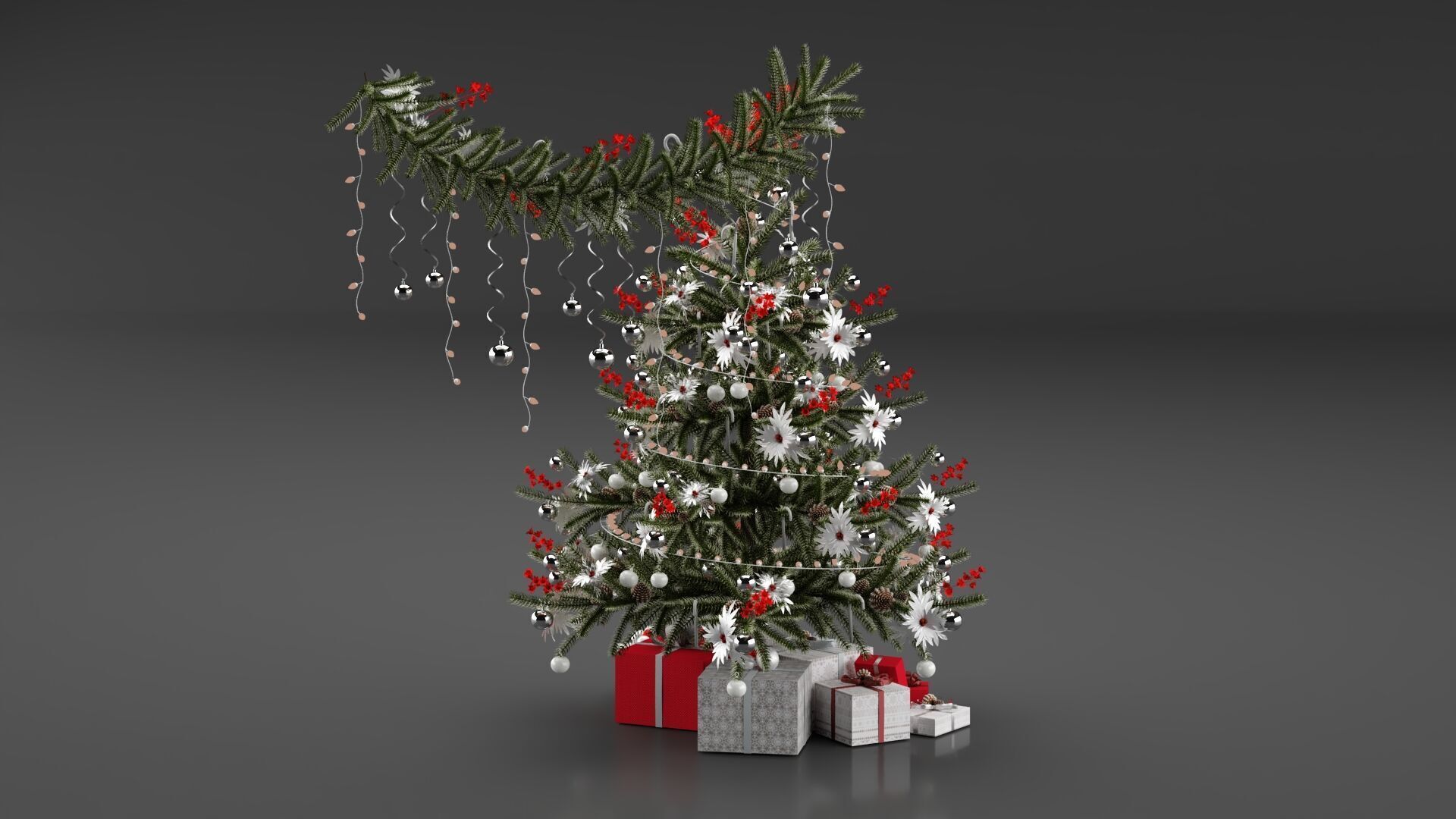Christmas Tree 3D model_1