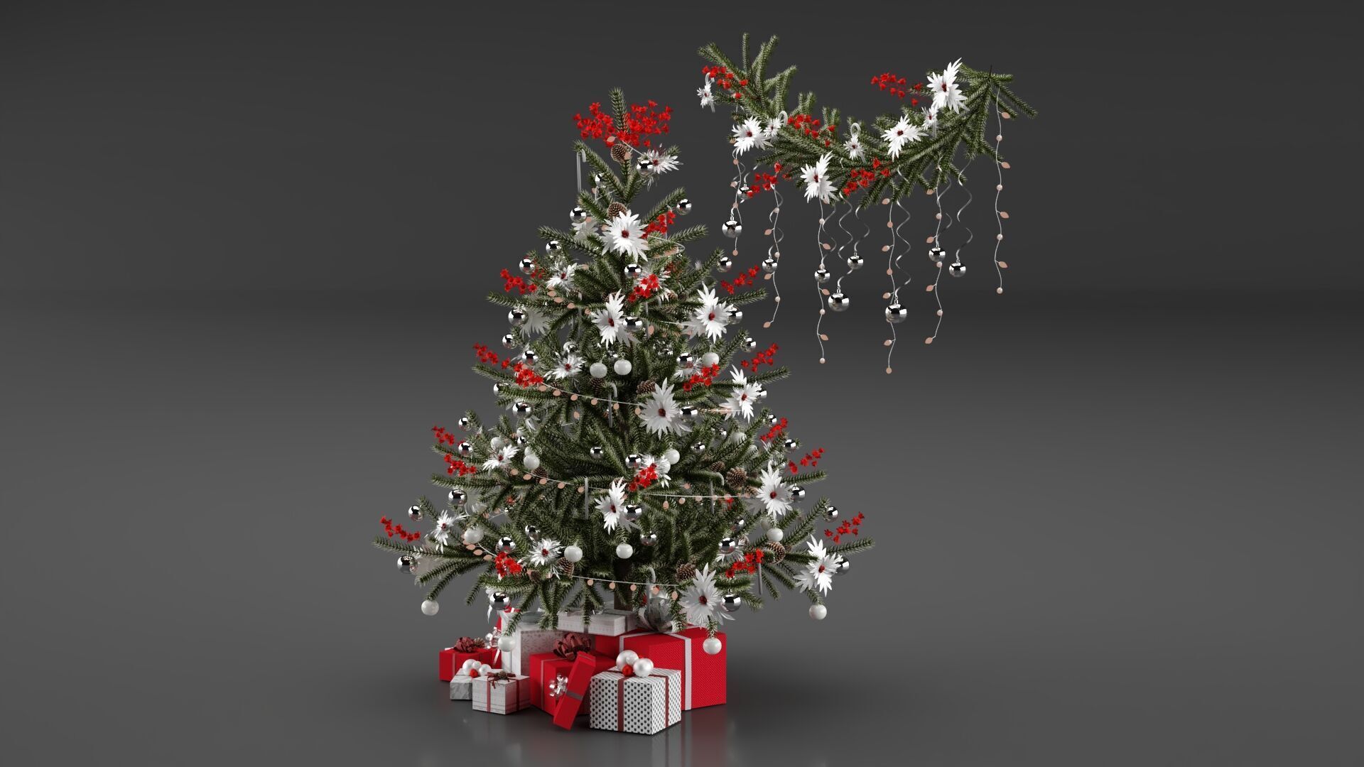 Christmas Tree 3D model_10