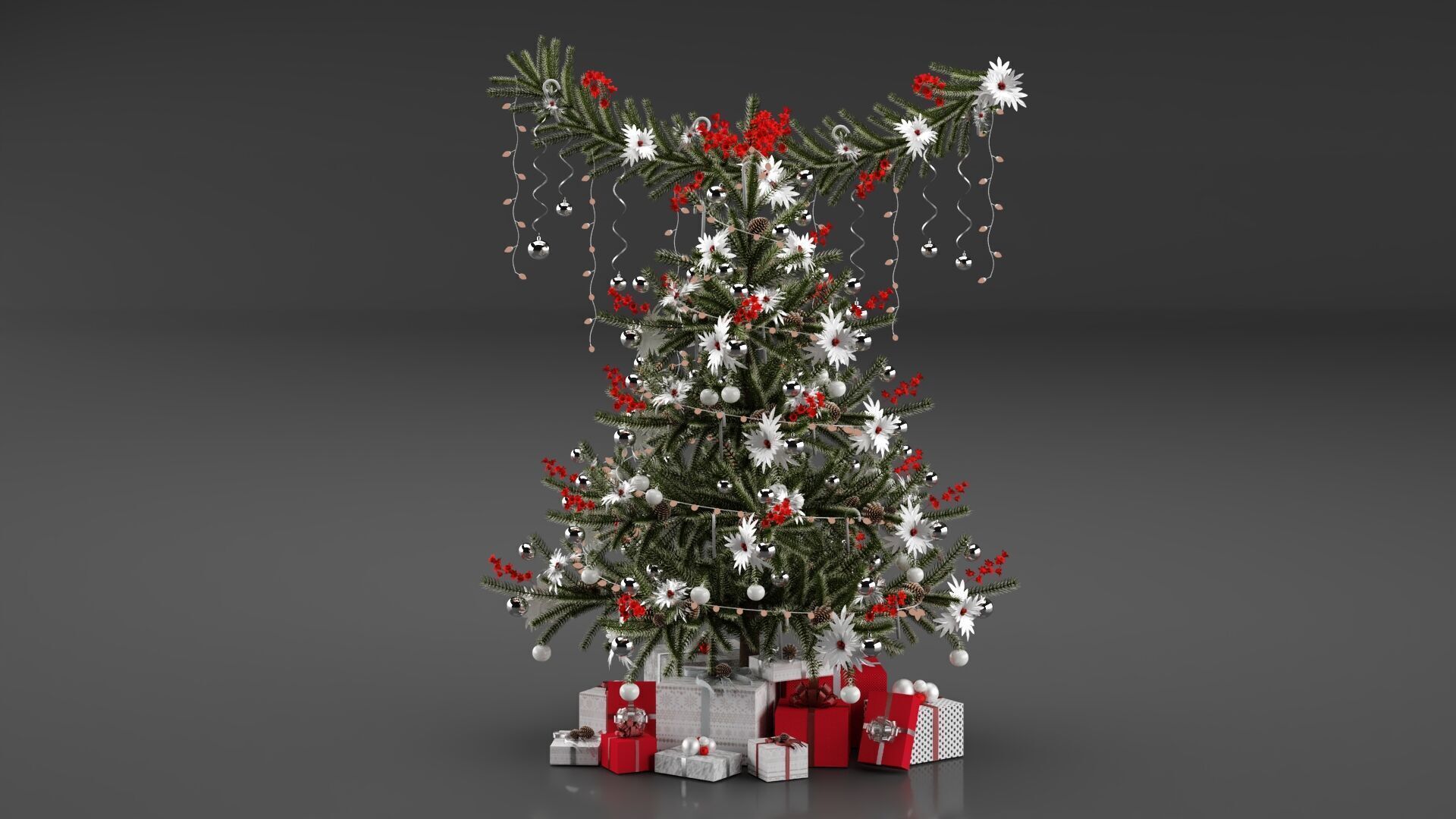 Christmas Tree 3D model_8