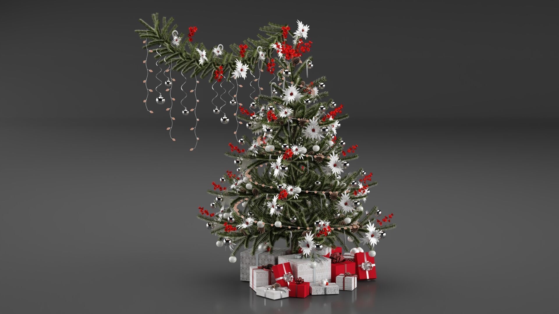 Christmas Tree 3D model_14