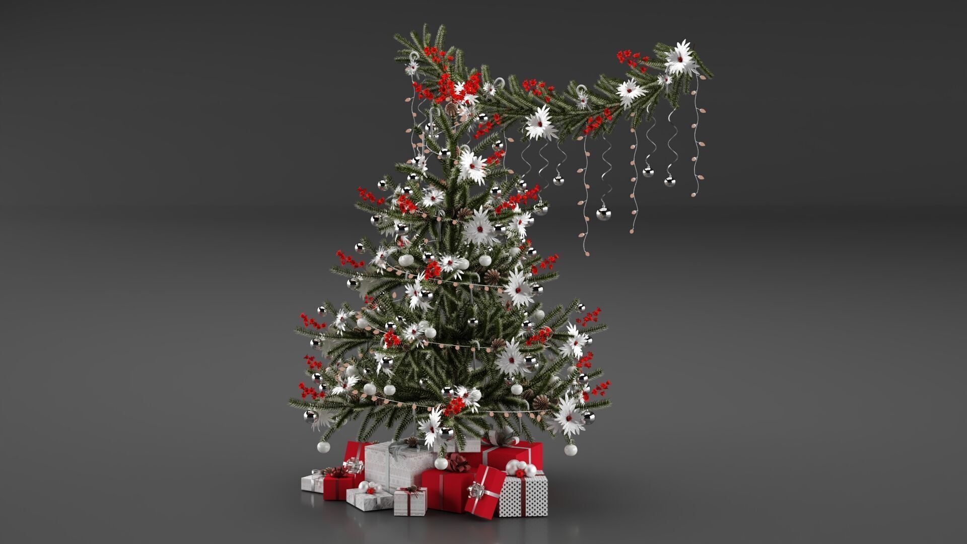 Christmas Tree 3D model_9