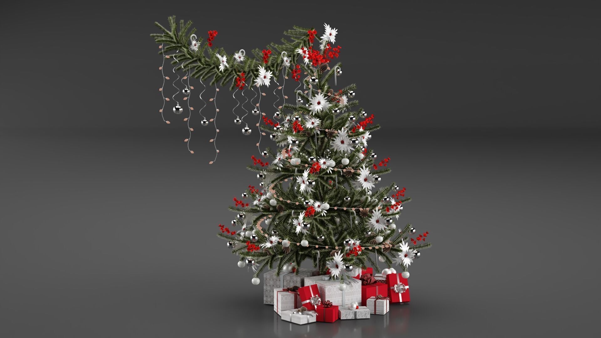 Christmas Tree 3D model_6
