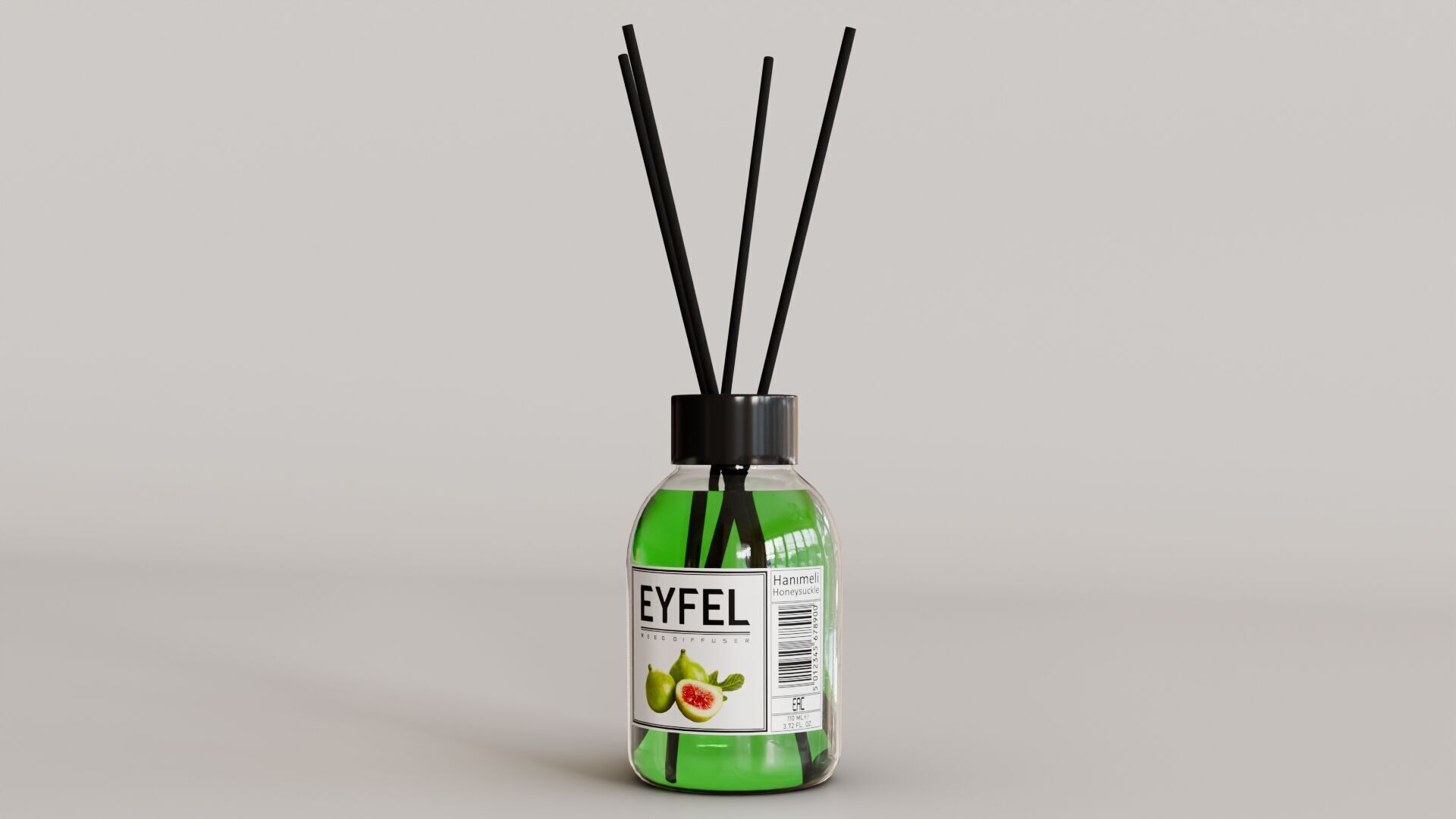 Eyfel Perfume Reed Diffuser Fig Low-poly 3D model_1