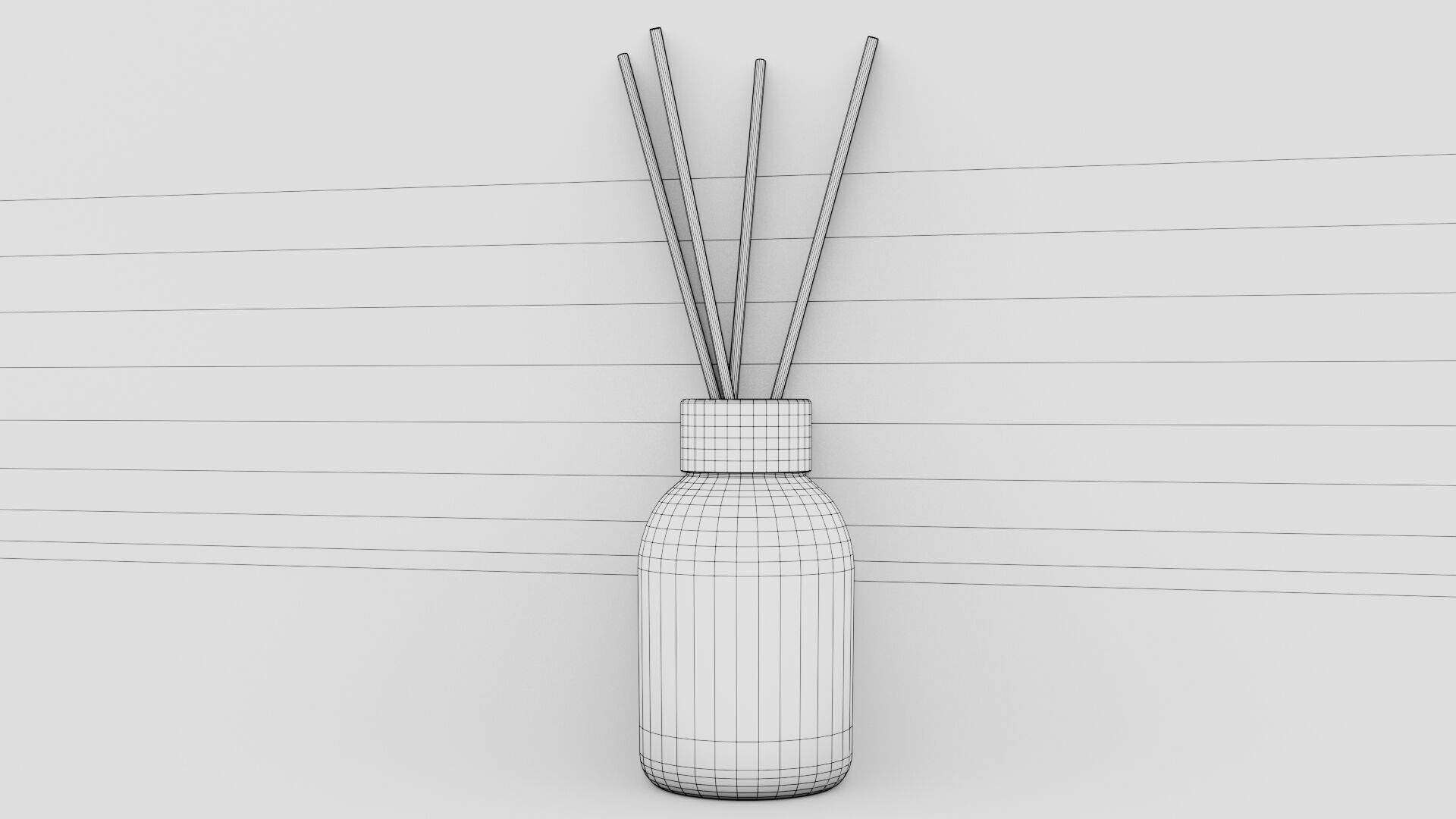 Eyfel Perfume Reed Diffuser Fig Low-poly 3D model_9