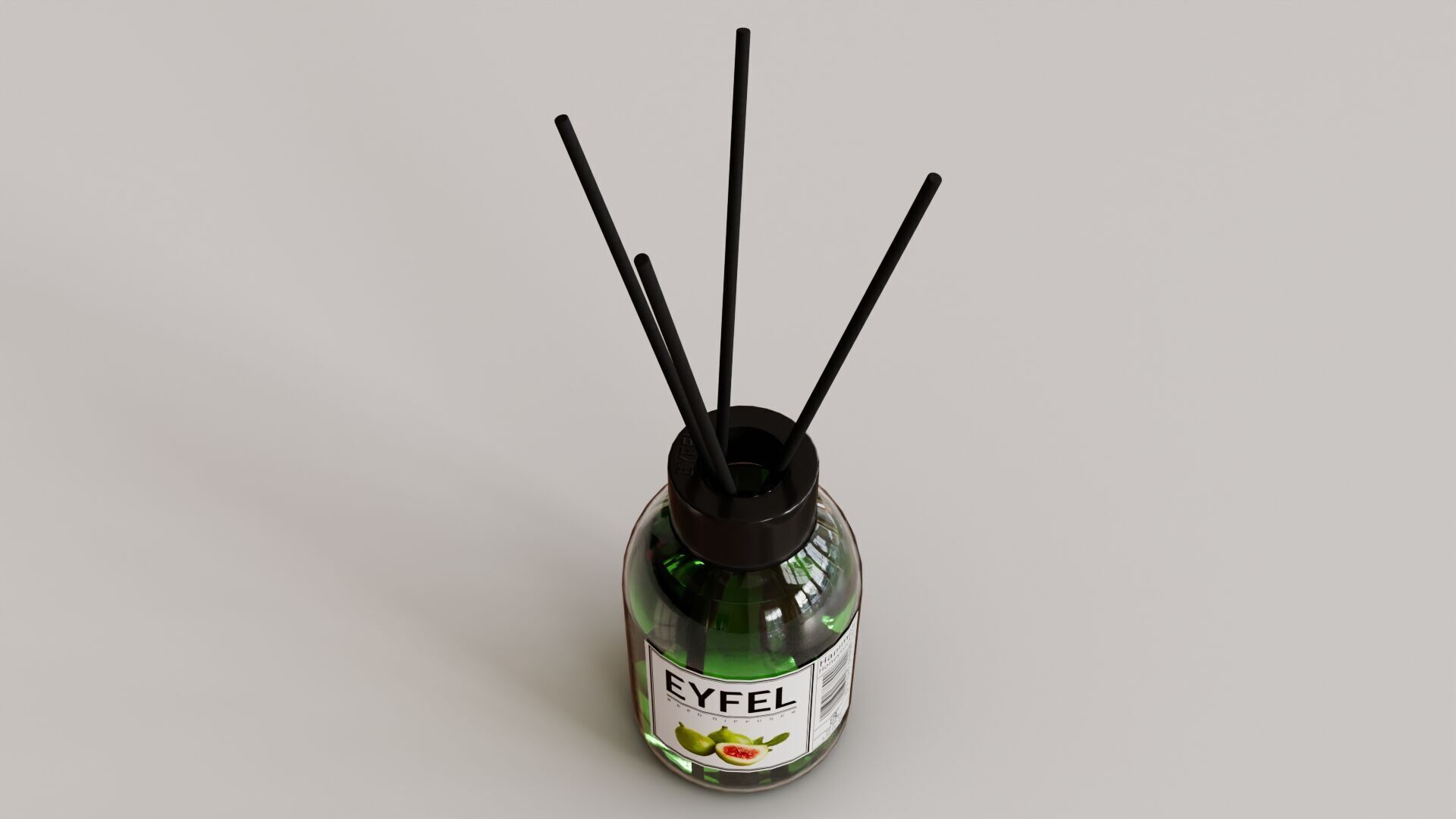 Eyfel Perfume Reed Diffuser Fig Low-poly 3D model_3