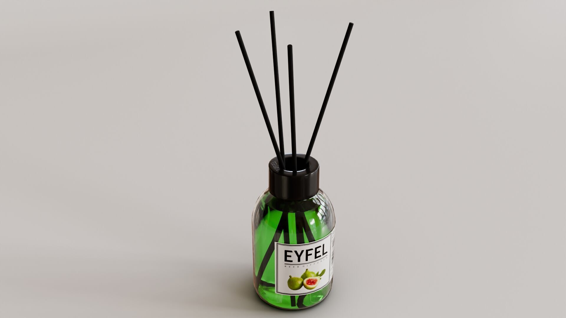 Eyfel Perfume Reed Diffuser Fig Low-poly 3D model_31