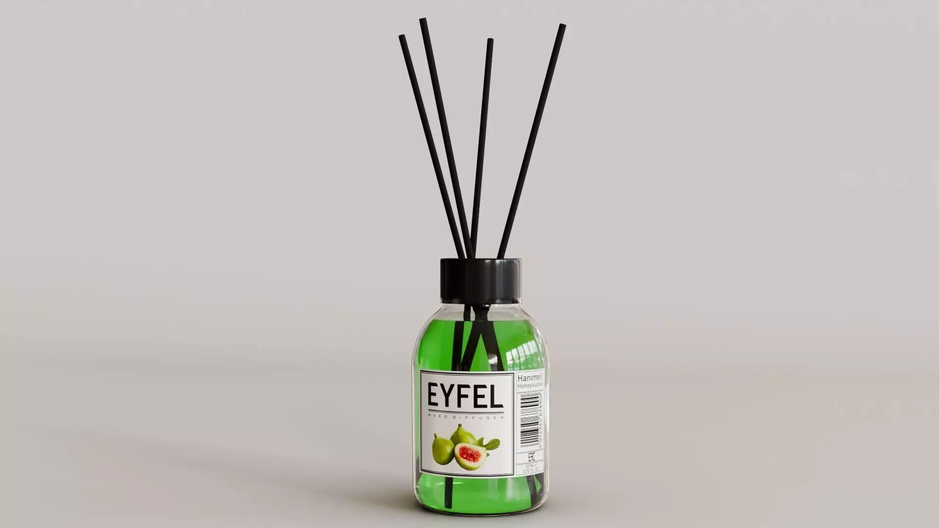 Eyfel Perfume Reed Diffuser Fig Low-poly 3D model_0