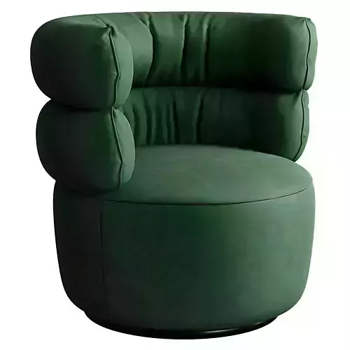 NICOLINE JULIE Swivel armchair Low-poly 3D model