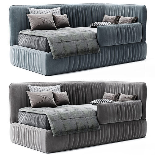 Asti Single Bed 3D model