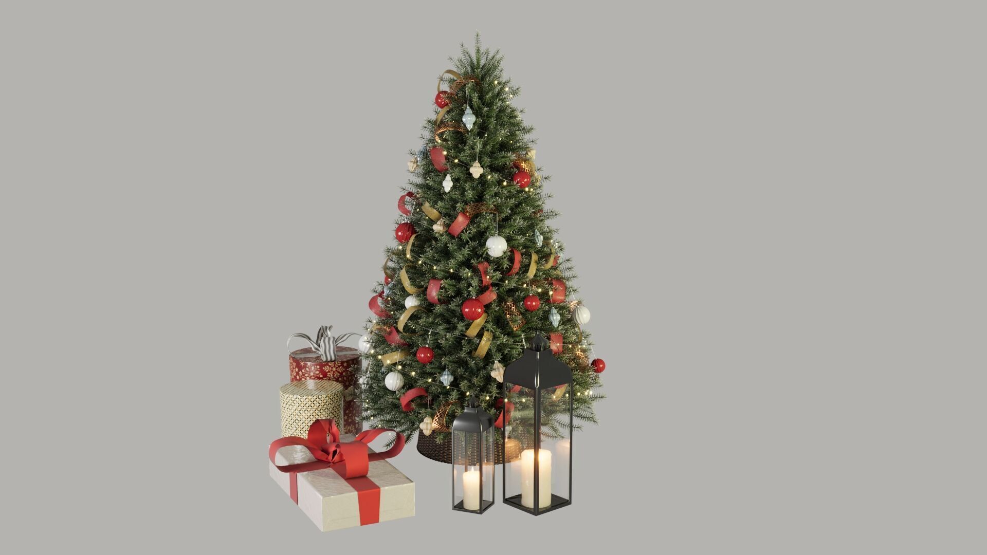 Christmas Set 3D model_14