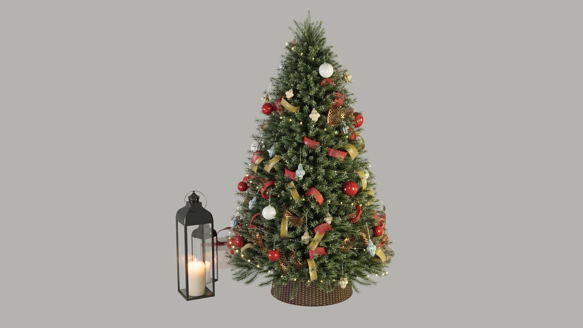Christmas Set 3D model_9