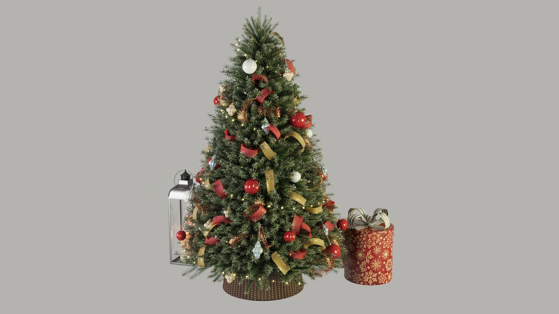 Christmas Set 3D model_7