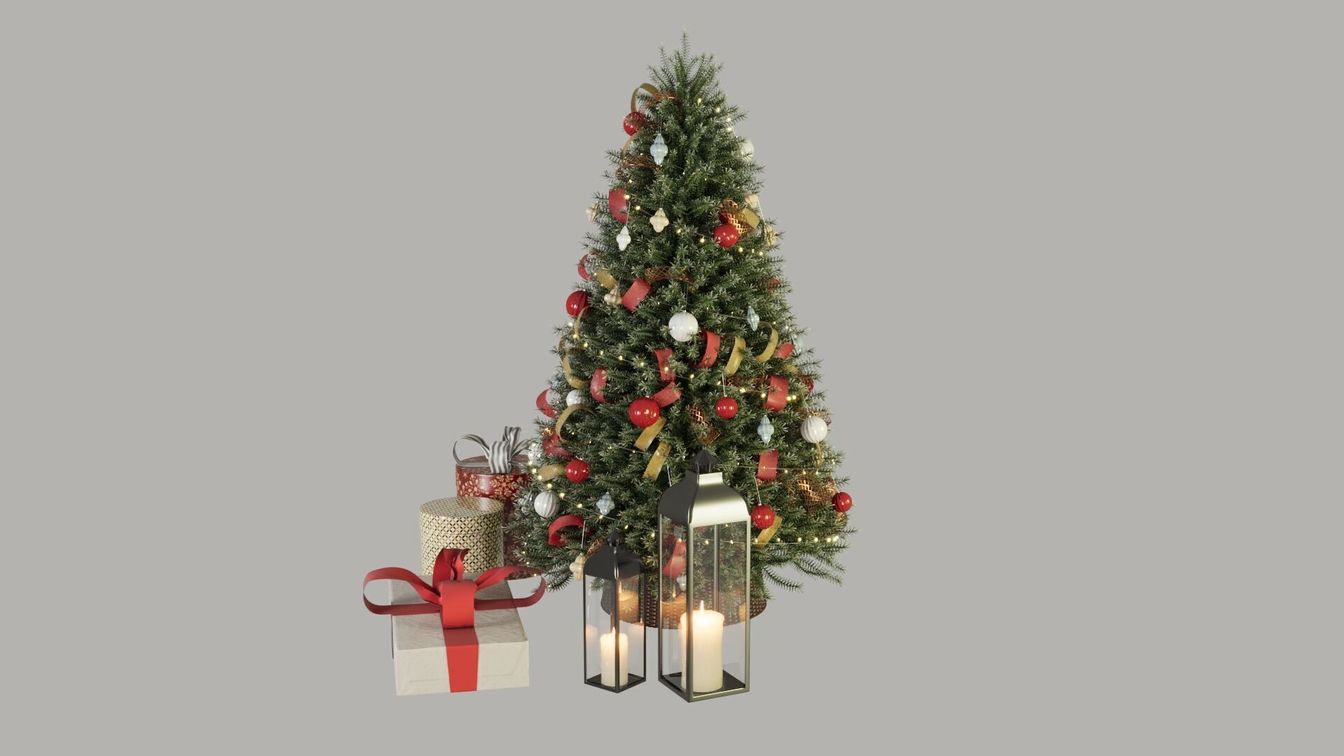 Christmas Set 3D model_13