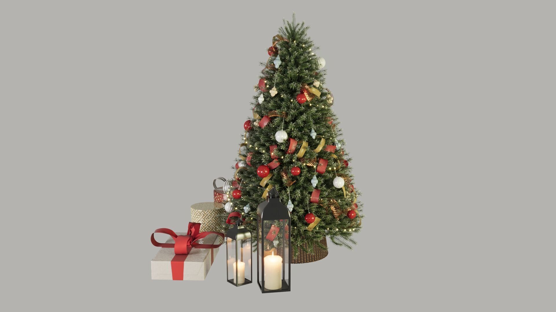 Christmas Set 3D model_12