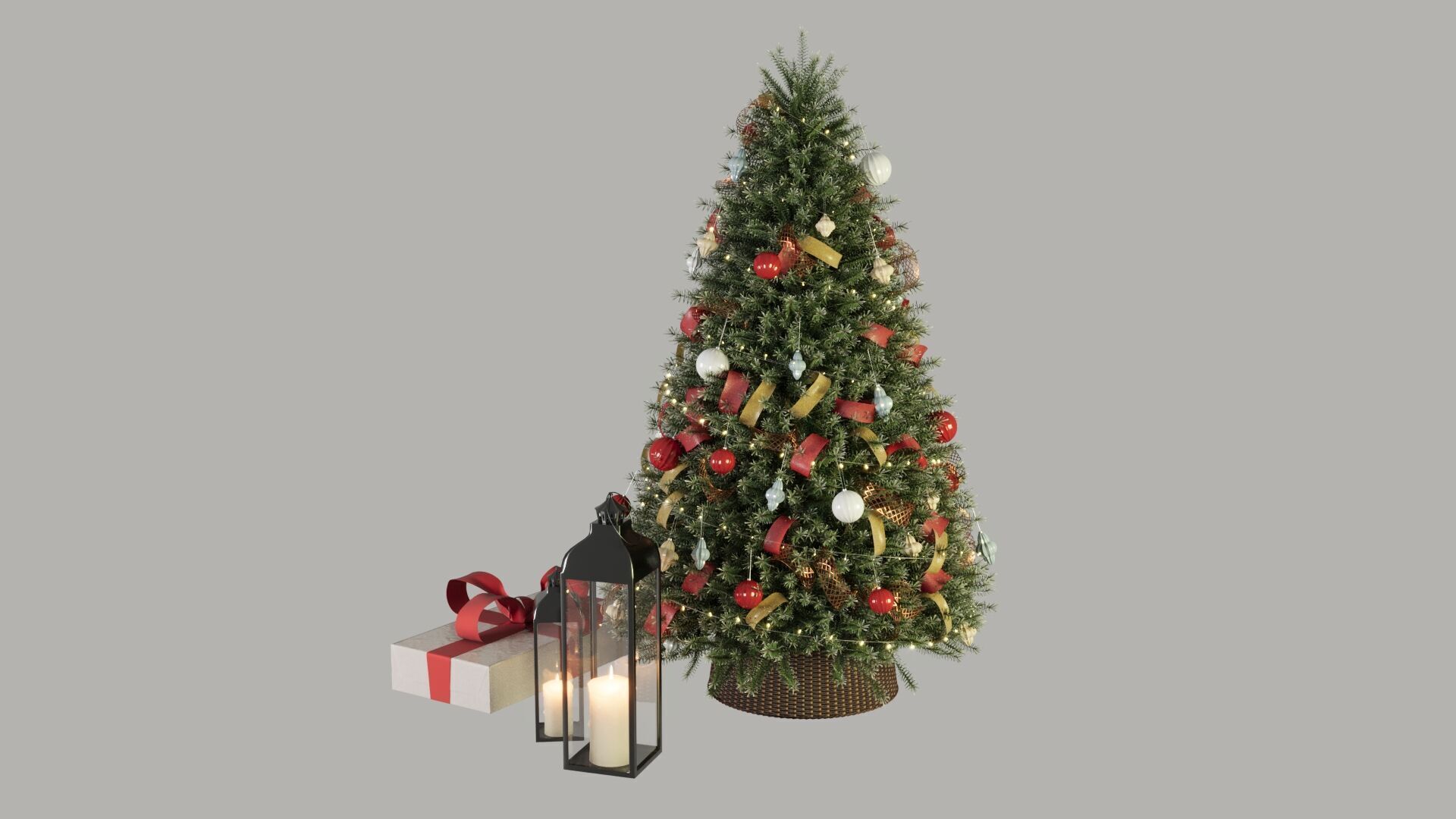 Christmas Set 3D model_11
