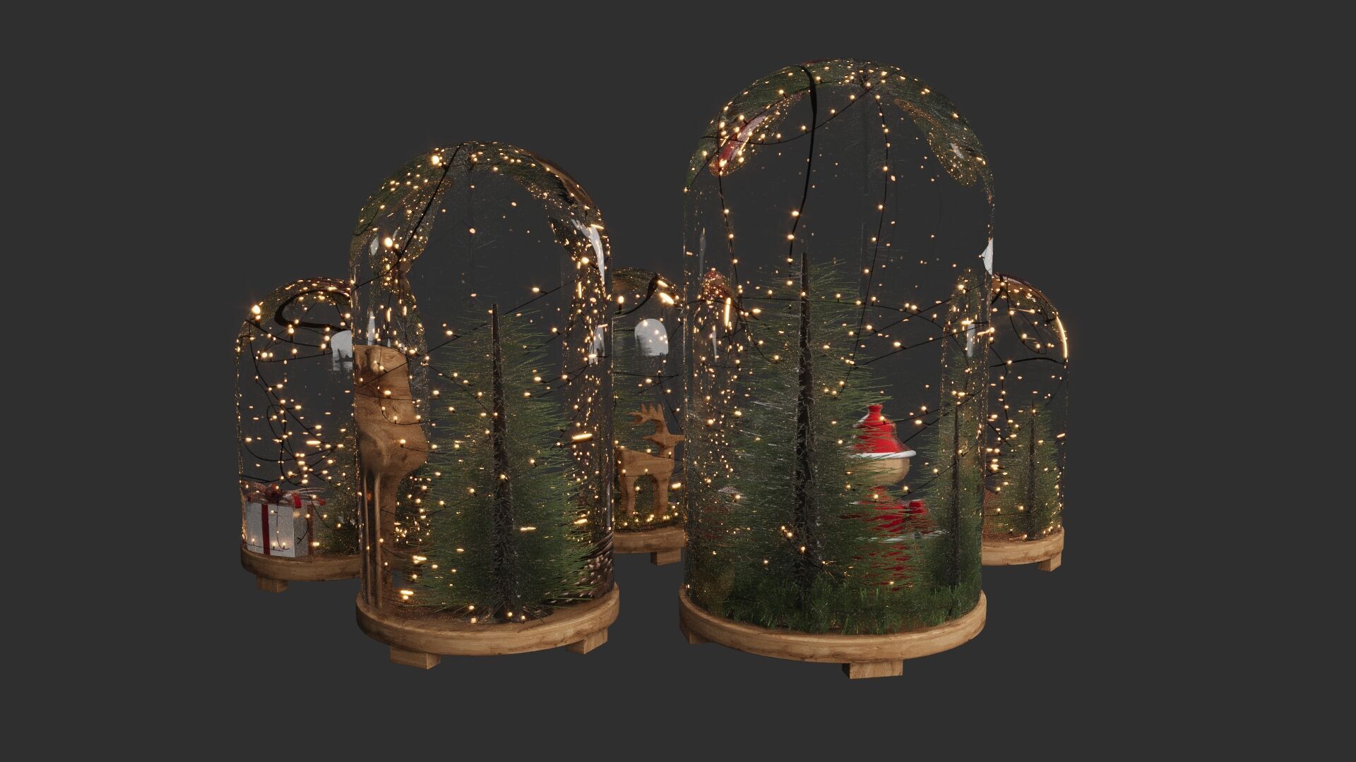 Christmas Set 3D model_8
