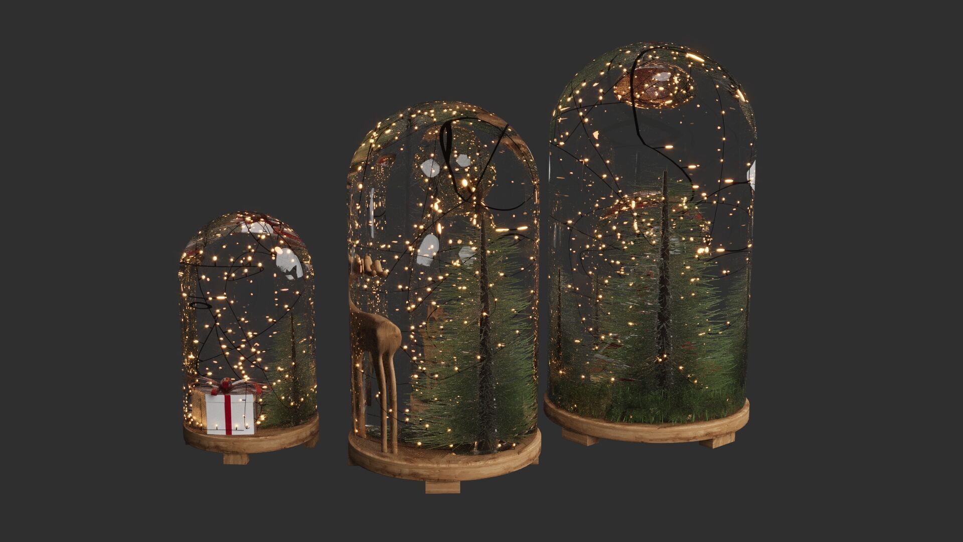 Christmas Set 3D model_9