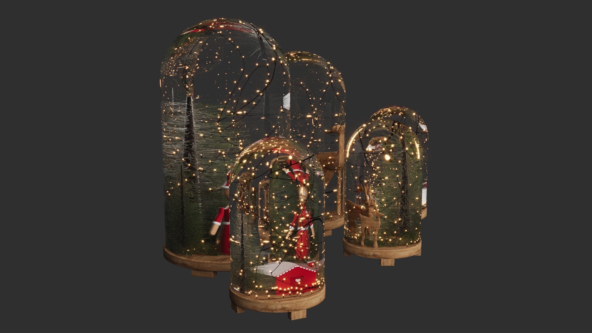 Christmas Set 3D model_3