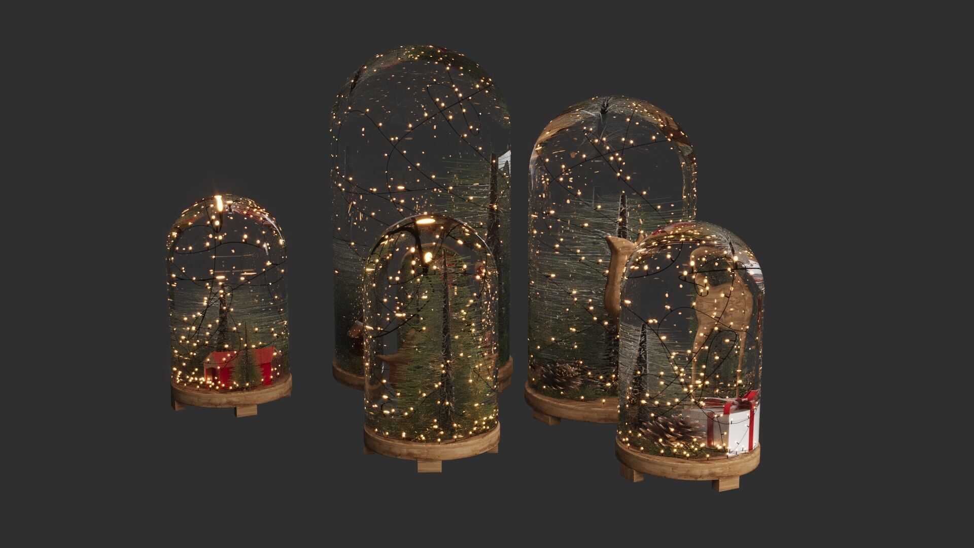 Christmas Set 3D model_14