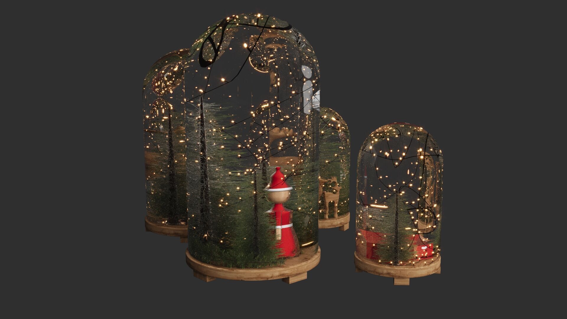 Christmas Set 3D model_5