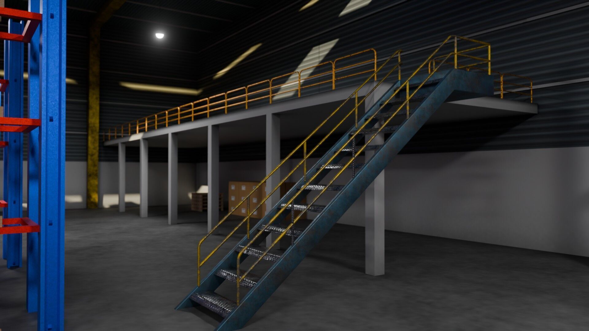 Ware House - Game Ready - PBR Low-poly 3D model_10