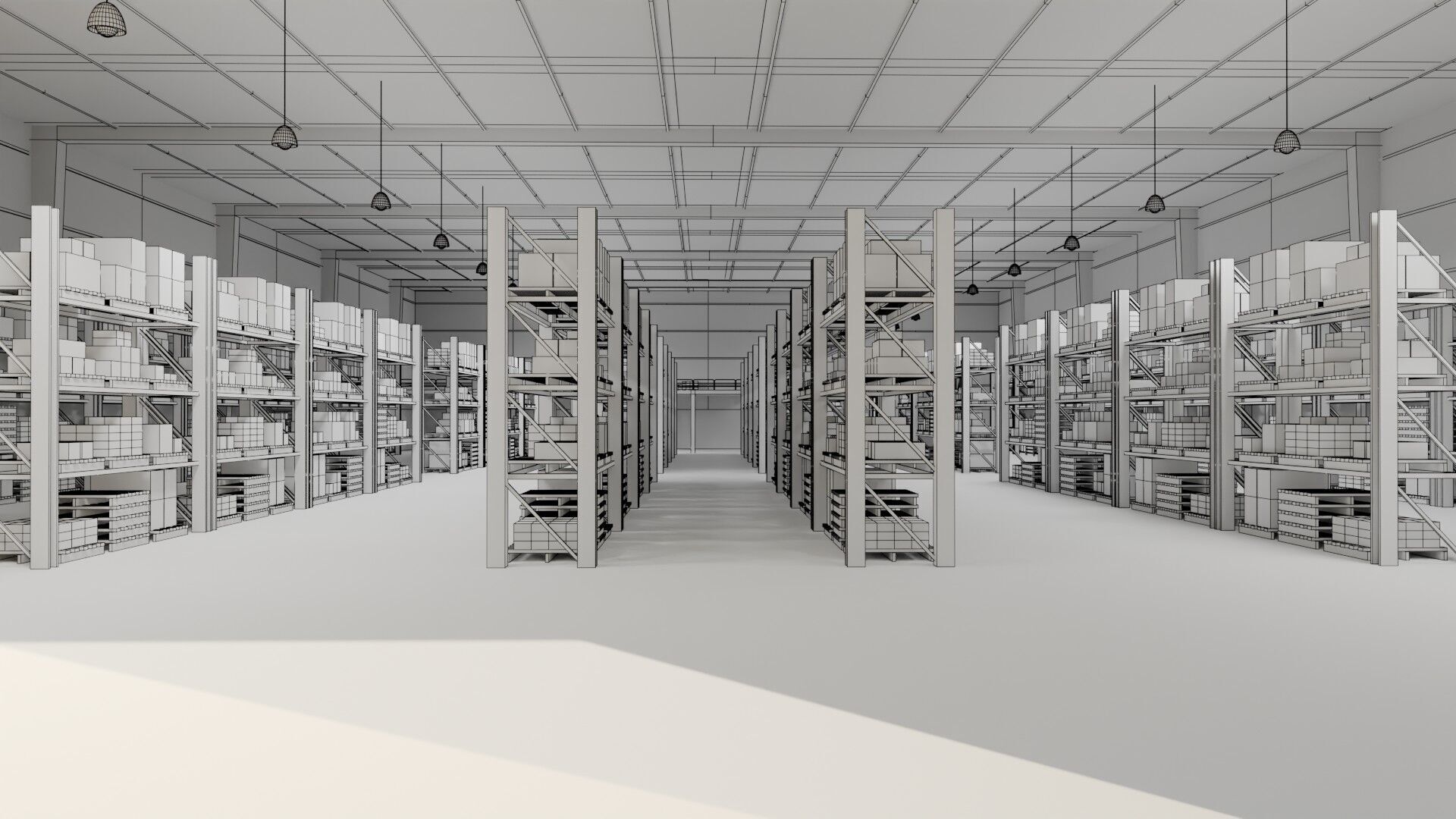 Ware House - Game Ready - PBR Low-poly 3D model_15