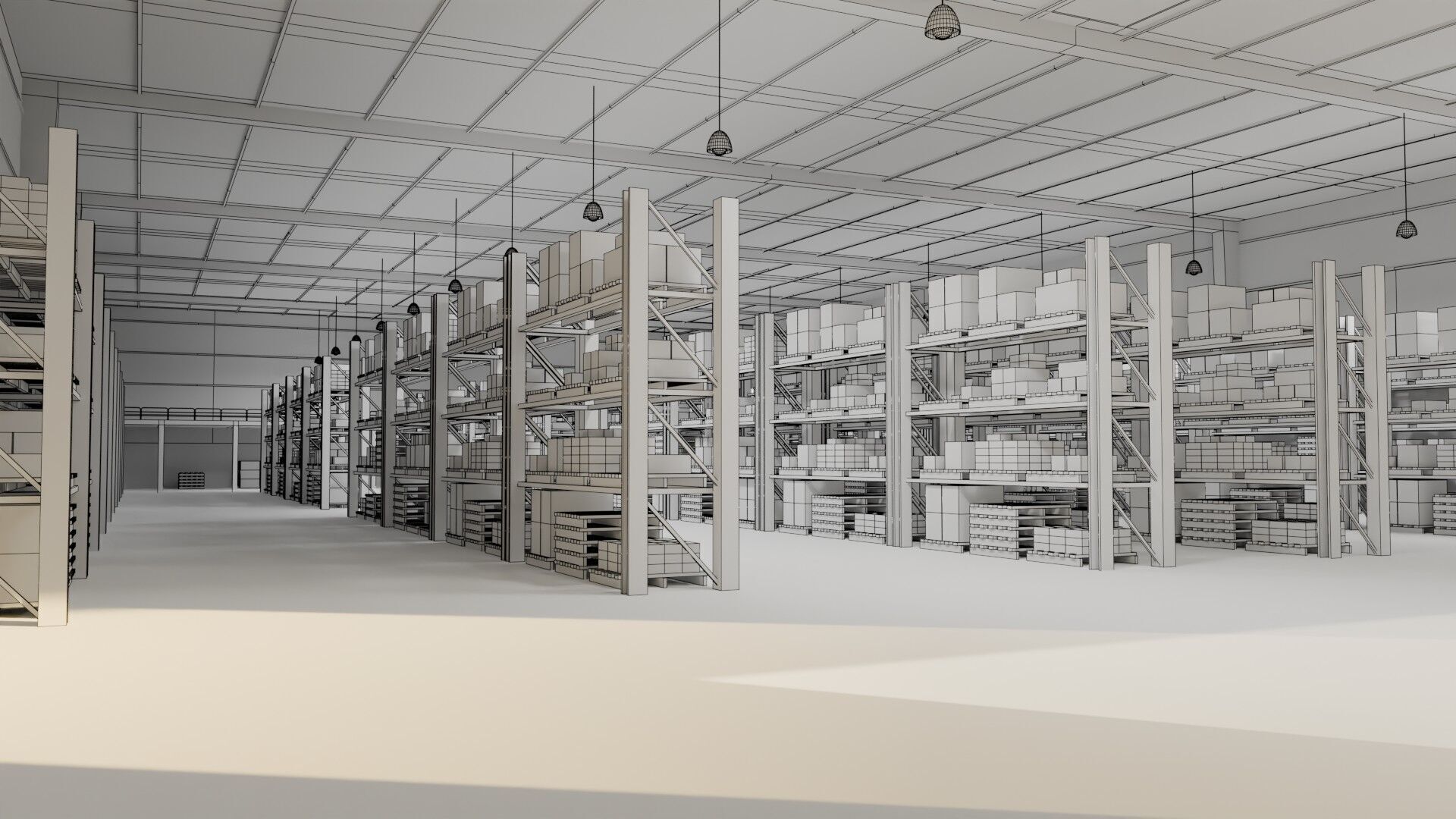 Ware House - Game Ready - PBR Low-poly 3D model_14