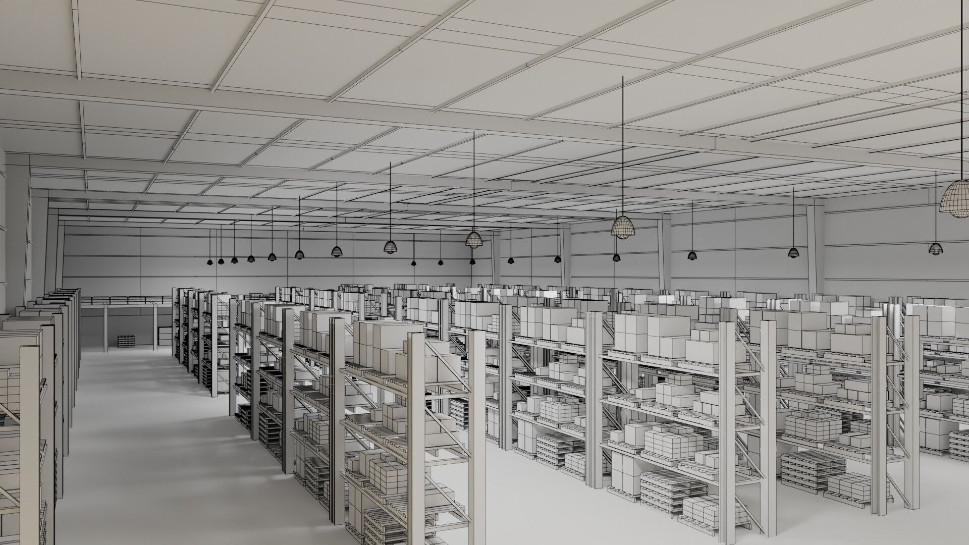 Ware House - Game Ready - PBR Low-poly 3D model_13