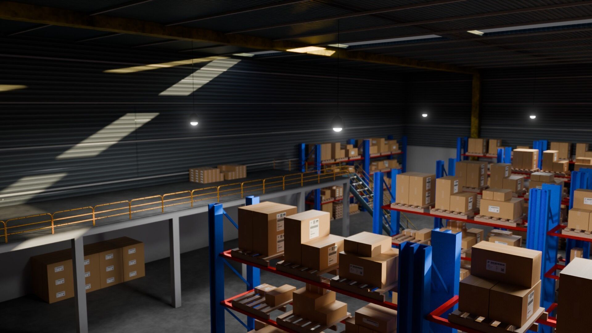 Ware House - Game Ready - PBR Low-poly 3D model_12