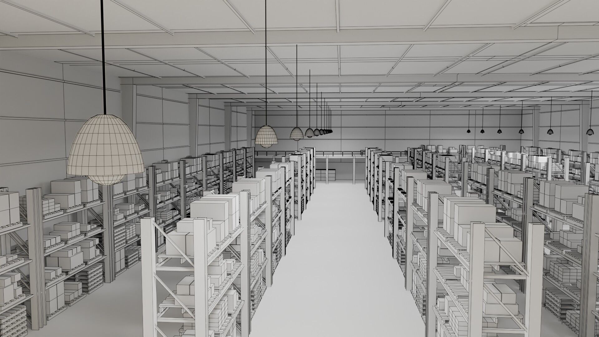 Ware House - Game Ready - PBR Low-poly 3D model_20