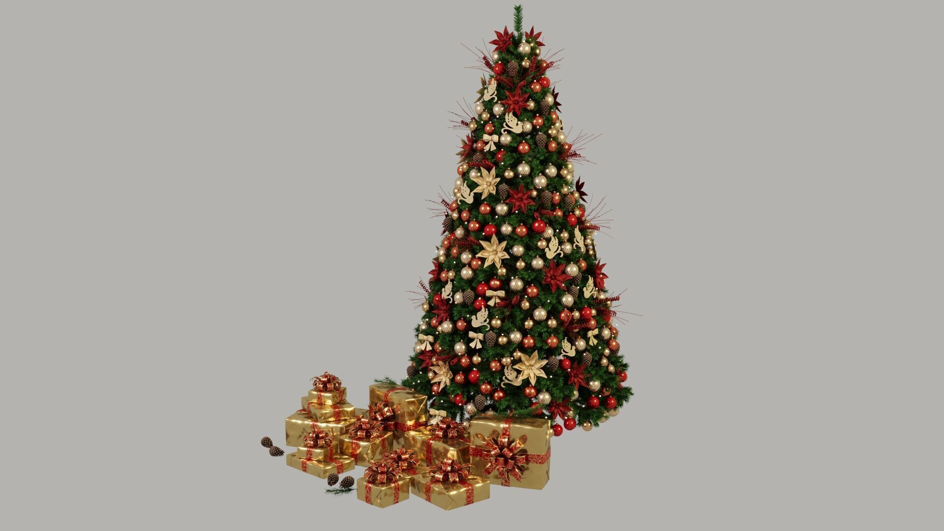 Christmas Tree 3D model_4