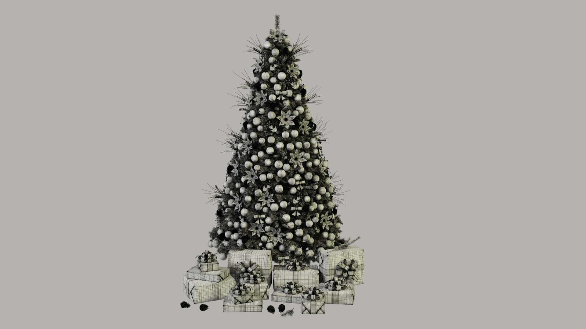 Christmas Tree 3D model_10
