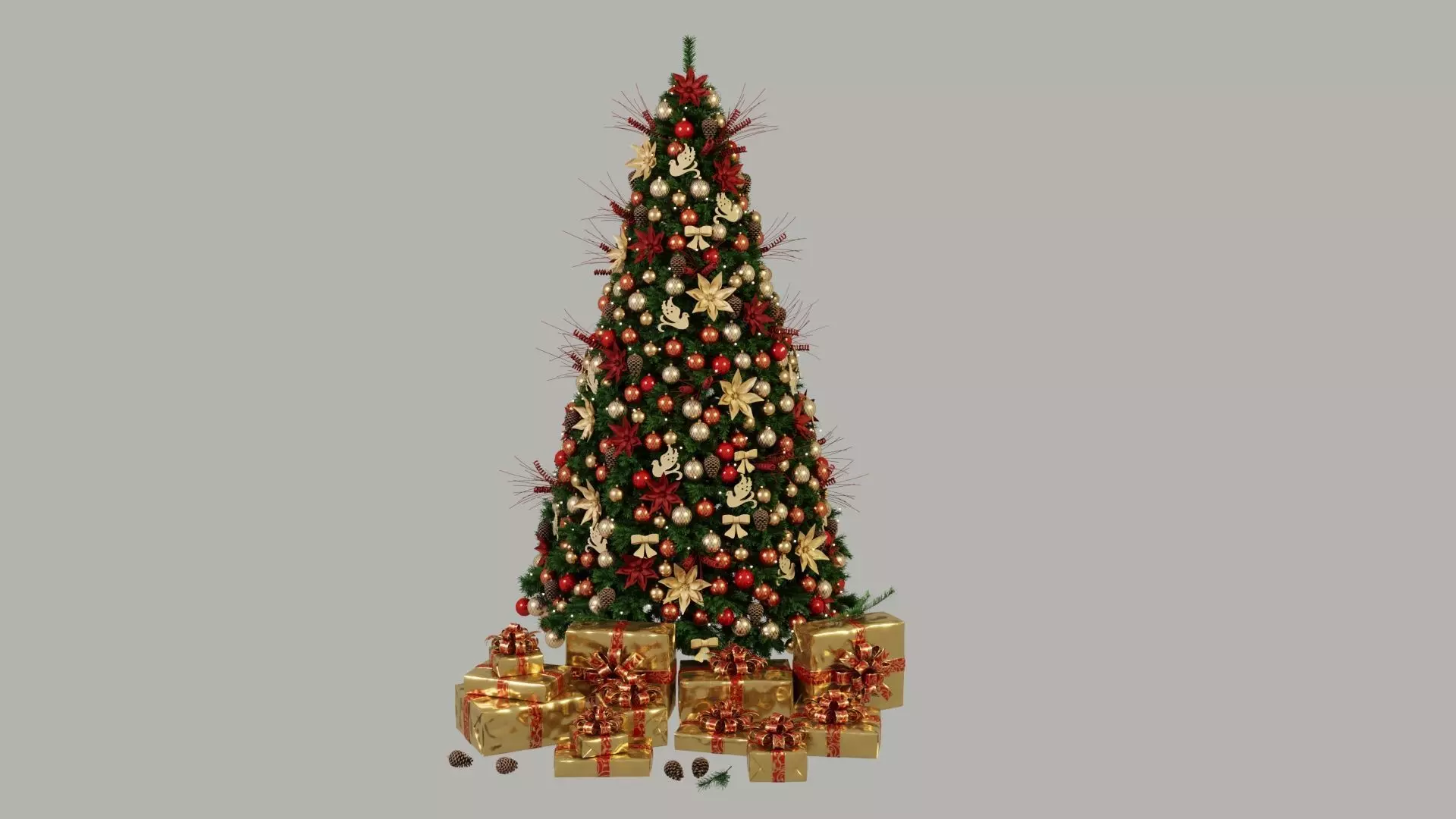 Christmas Tree 3D model_0