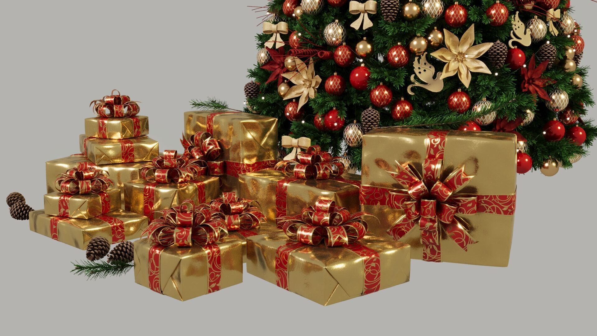 Christmas Tree 3D model_9