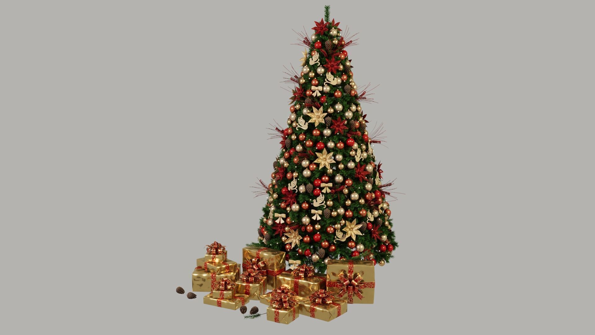 Christmas Tree 3D model_3