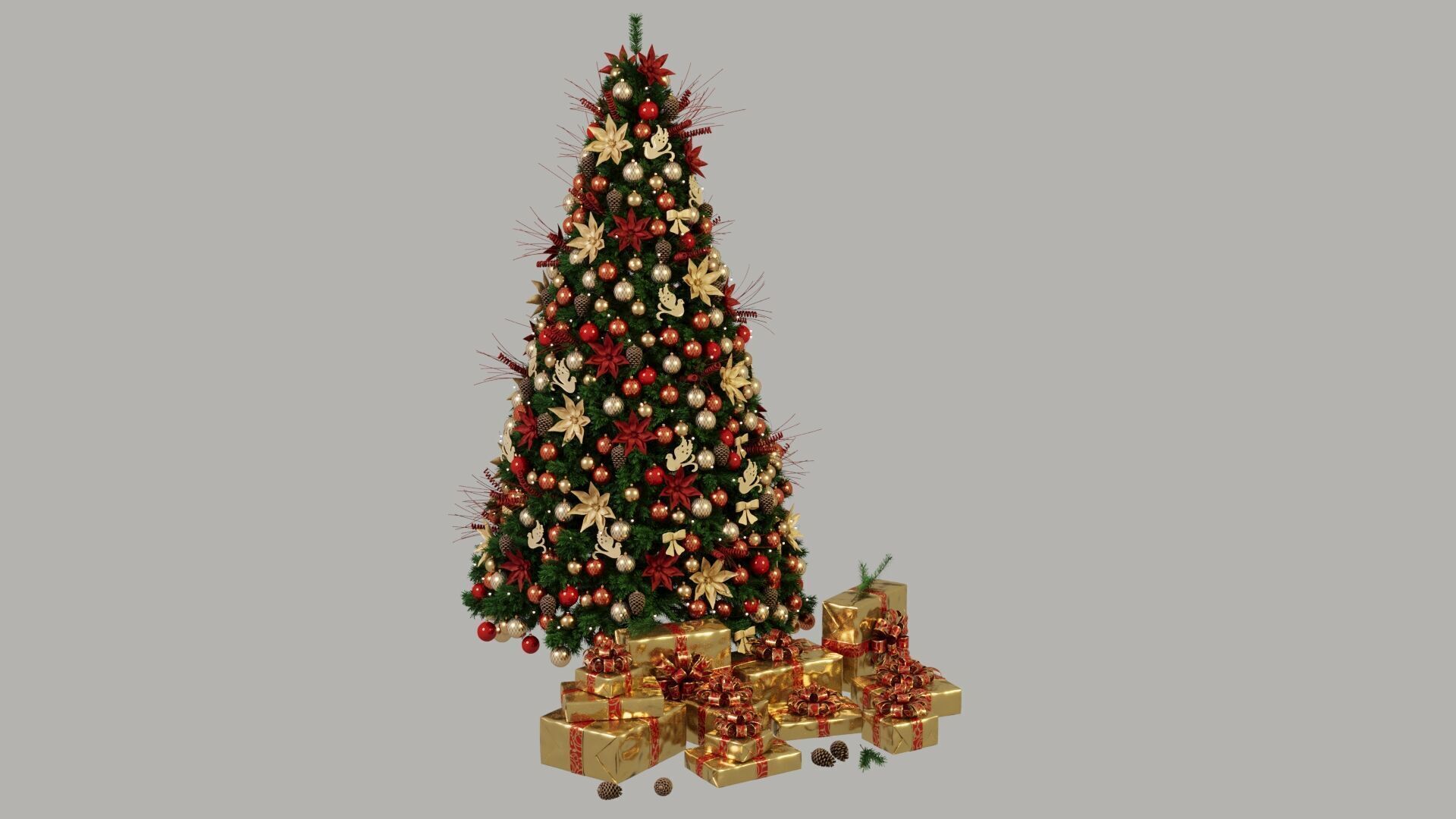 Christmas Tree 3D model_1