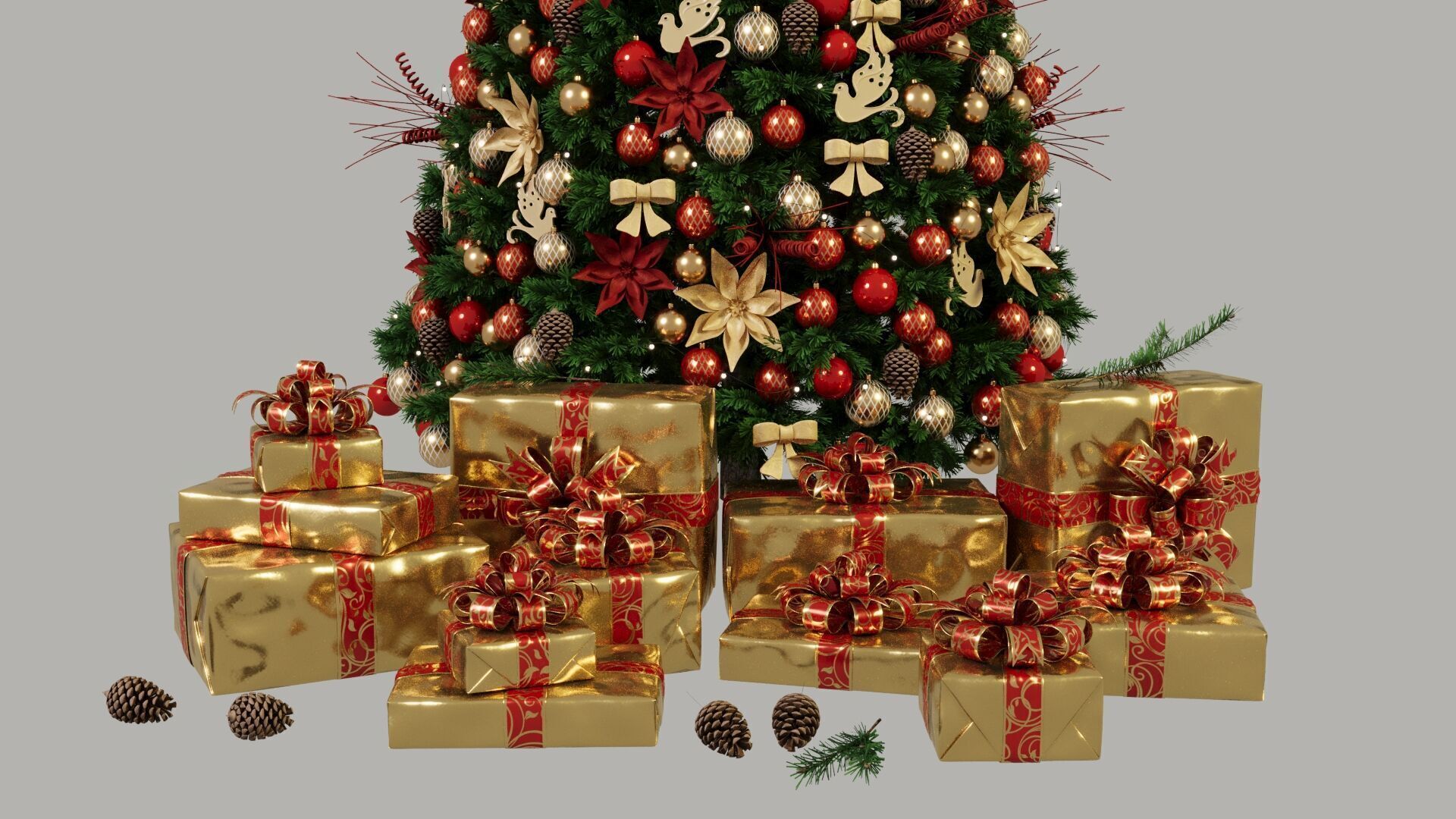 Christmas Tree 3D model_5