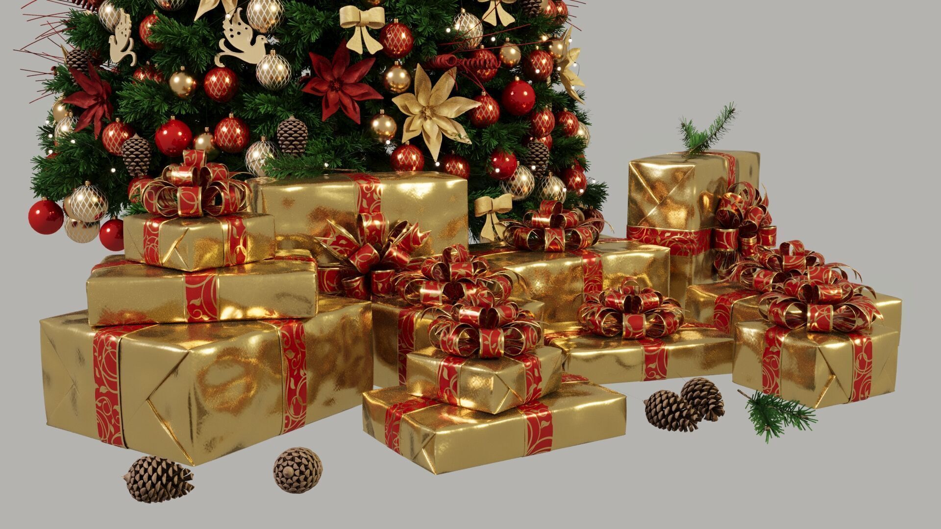 Christmas Tree 3D model_6