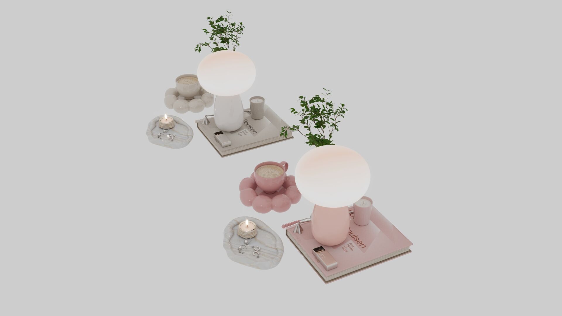 Decorative Set Two 3D model_7
