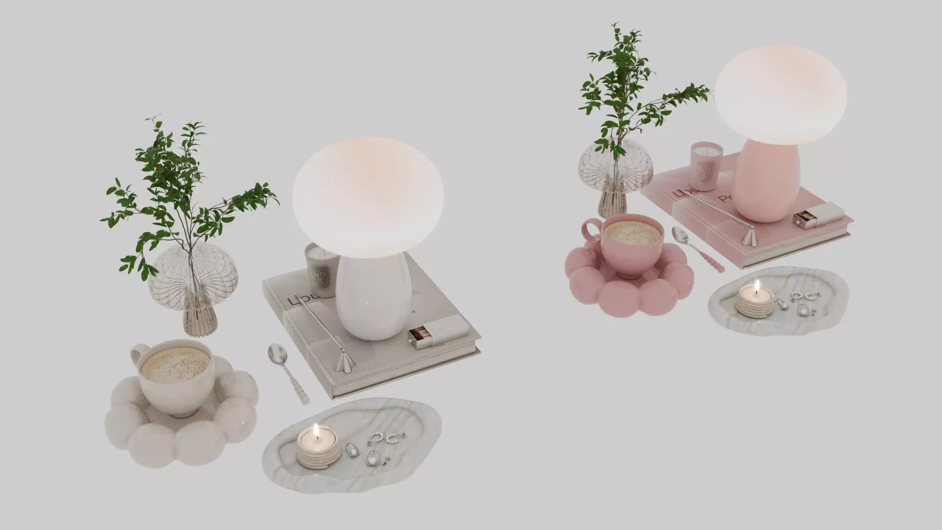 Decorative Set Two 3D model_0