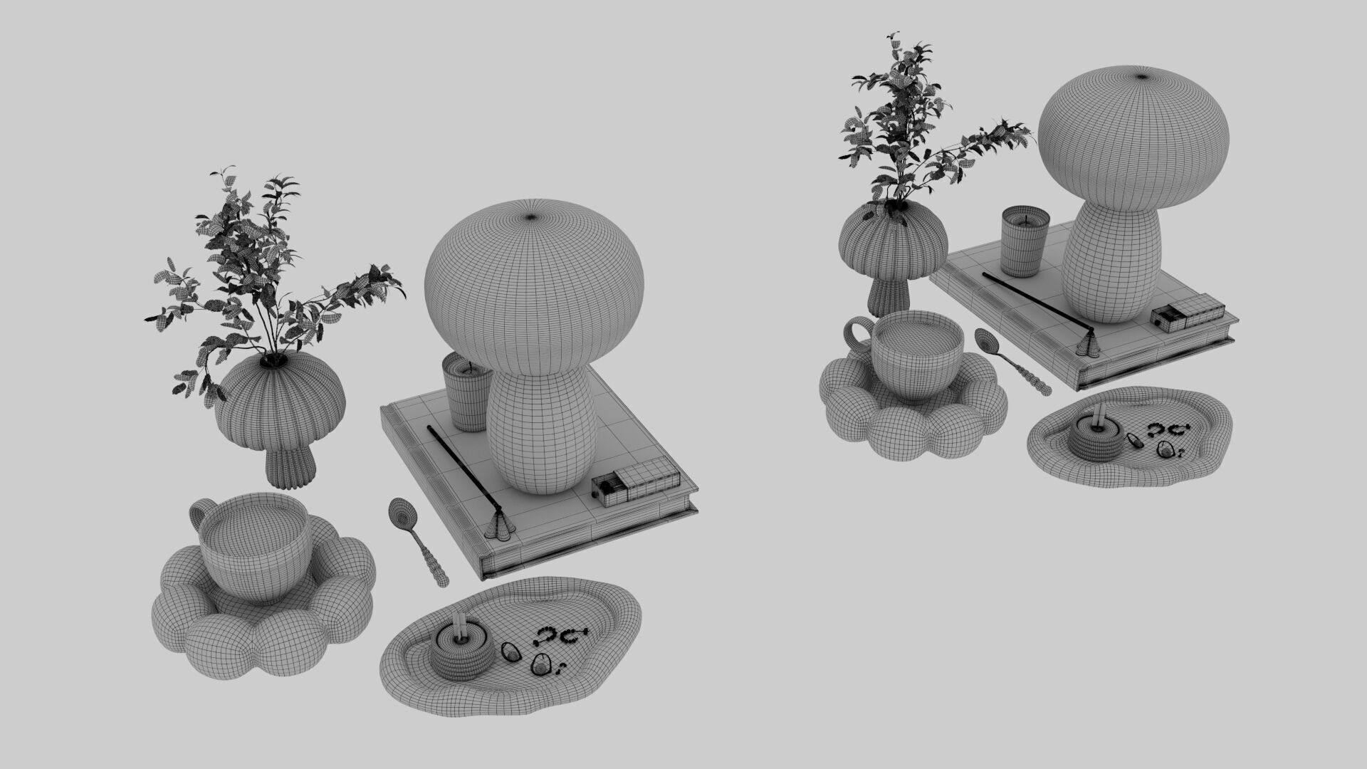 Decorative Set Two 3D model_8