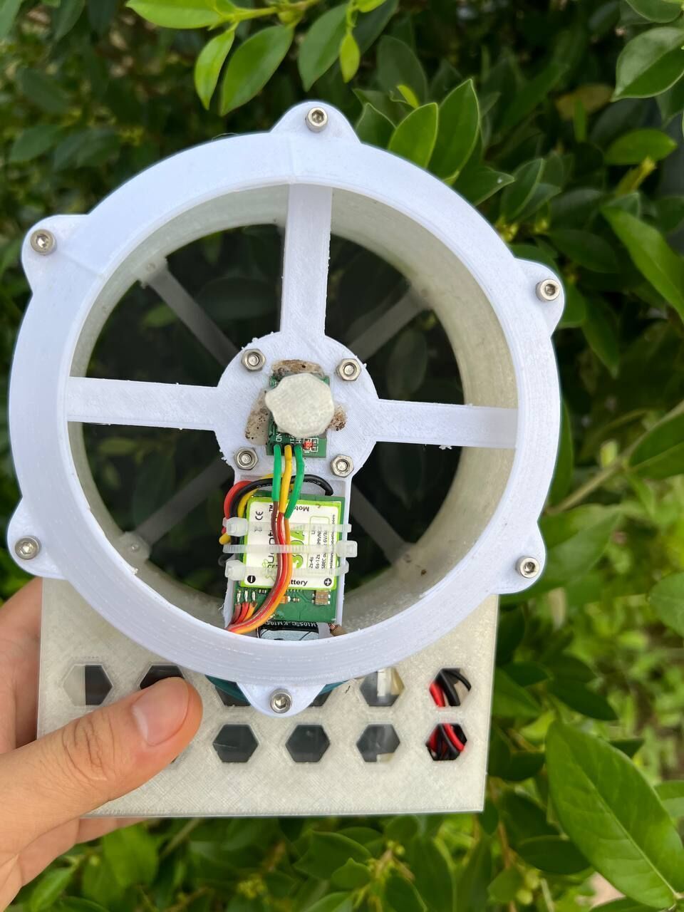 Fan brushless motor A2212 battery 2200mah 3D print model_3