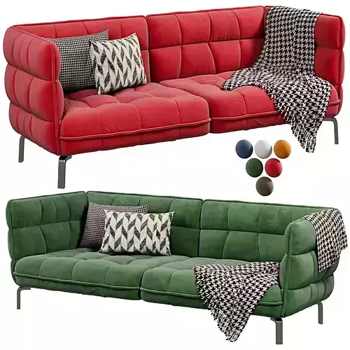Husk Sofa by BeB Italia 3D model