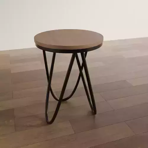 Minimalist Round Accent Table