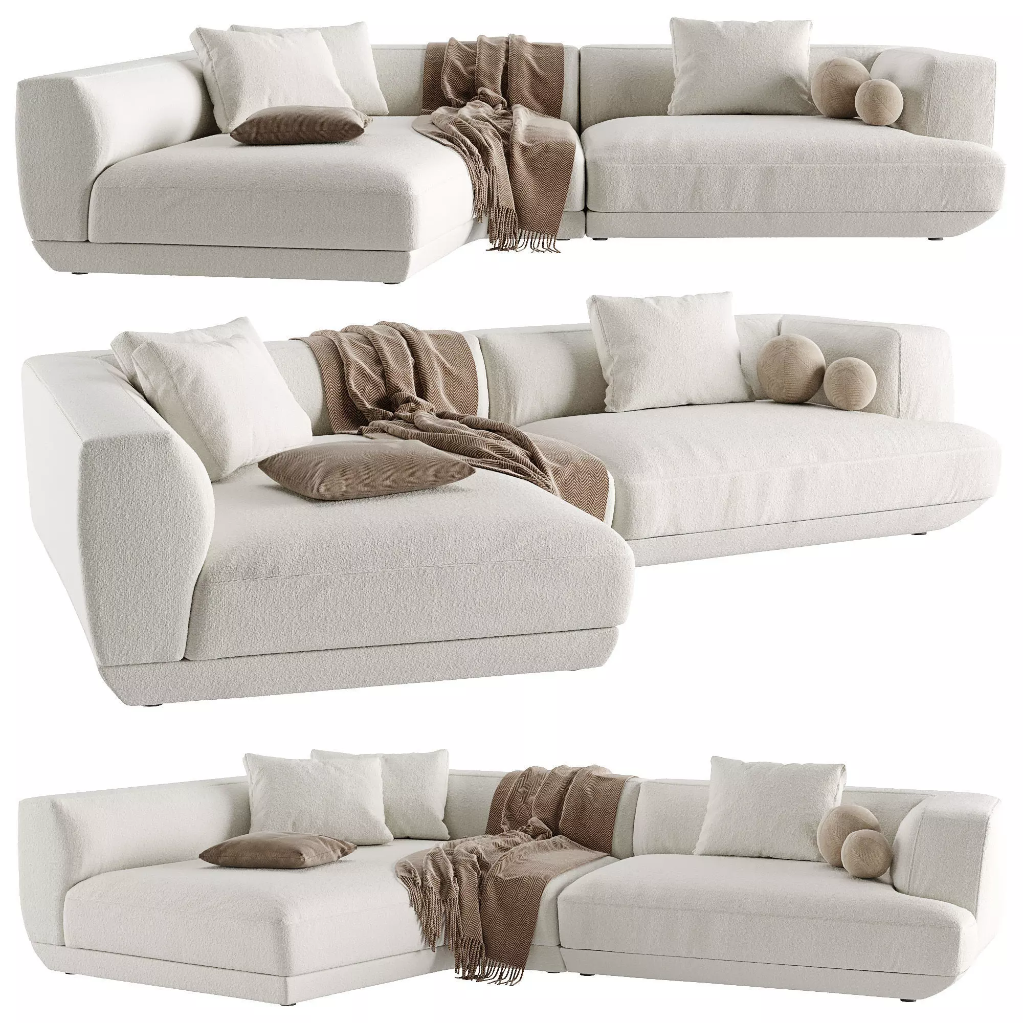 Sofa Loungescape 3D model_0