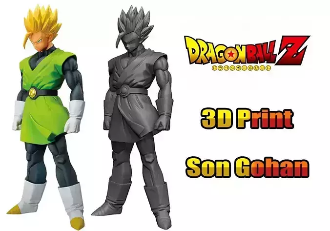 Super Saiyan Son Gohan Great Saiyaman 3D print model