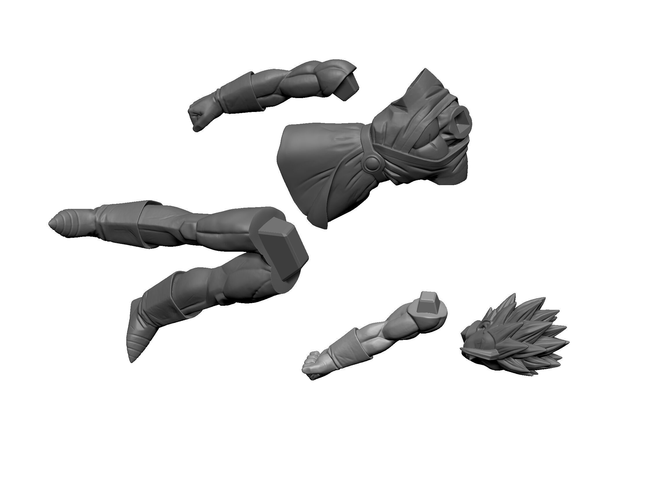 Super Saiyan Son Gohan Great Saiyaman 3D print model_4