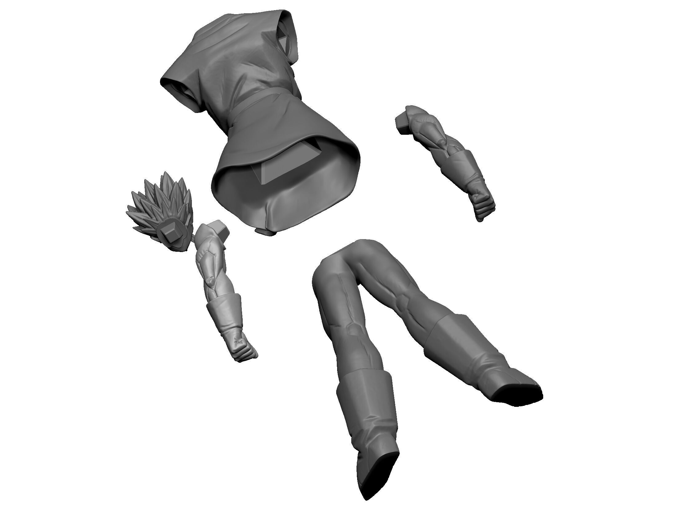 Super Saiyan Son Gohan Great Saiyaman 3D print model_3