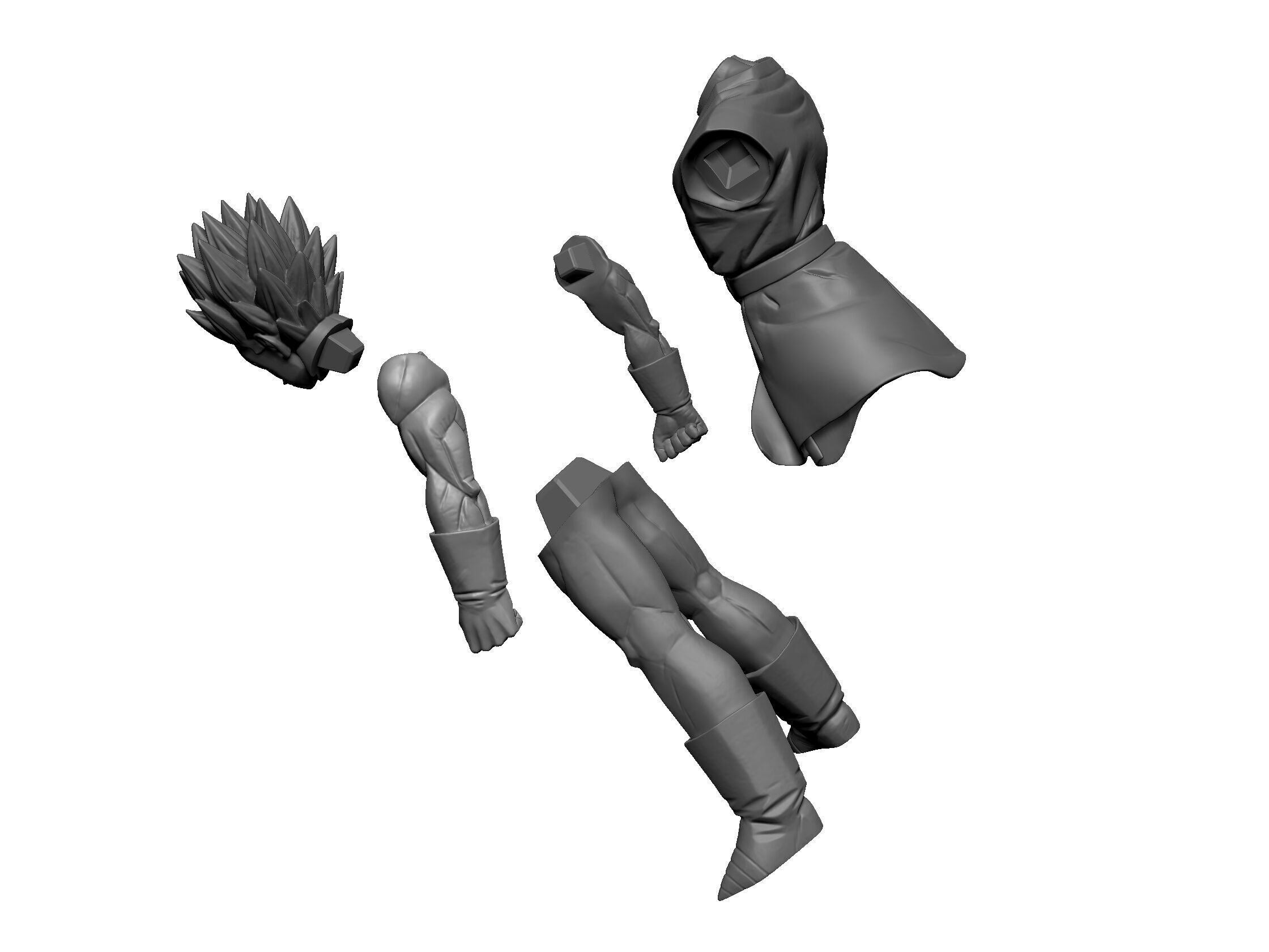 Super Saiyan Son Gohan Great Saiyaman 3D print model_2