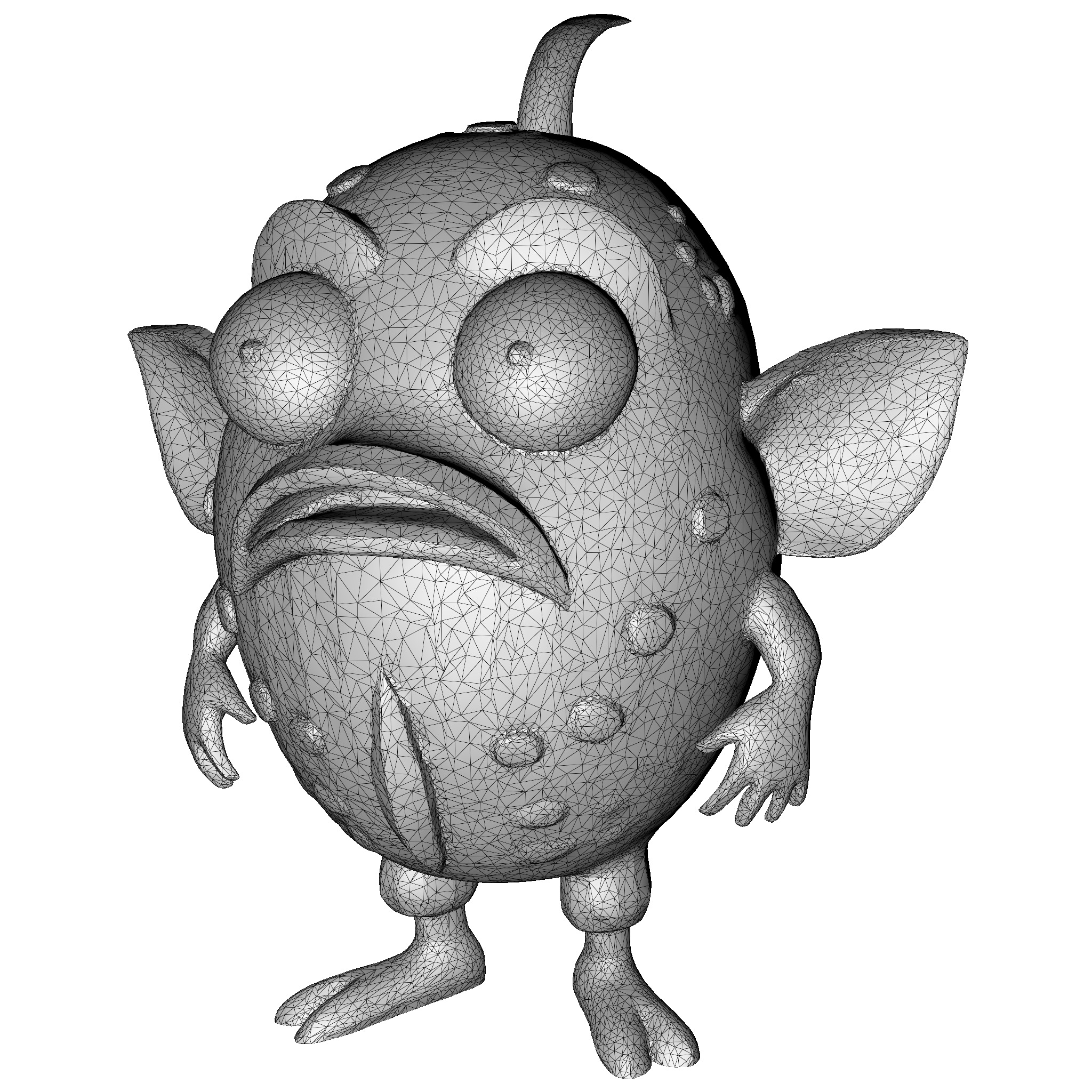 WhimsiFish AI Creature Collection 3D print model_9